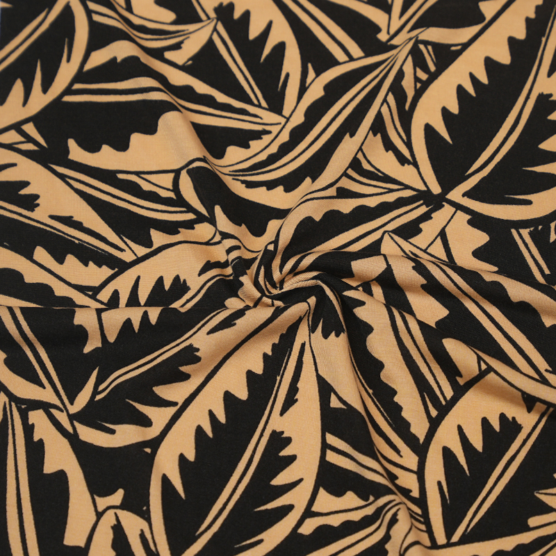 Tissu de maillot de lyocell imprimé