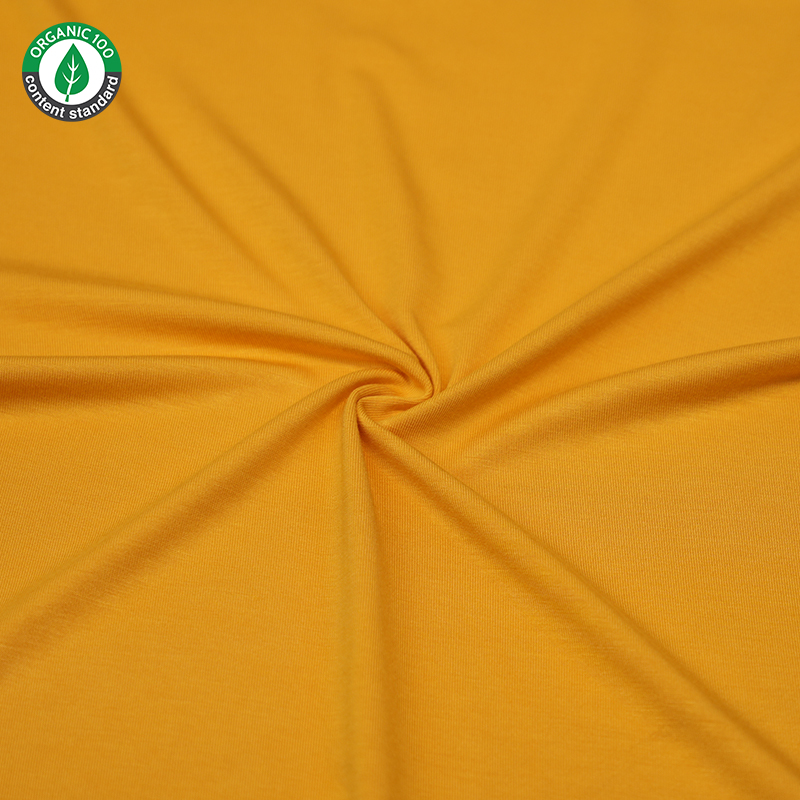 Tissu de robe en maillot de bambou biologique / spandex